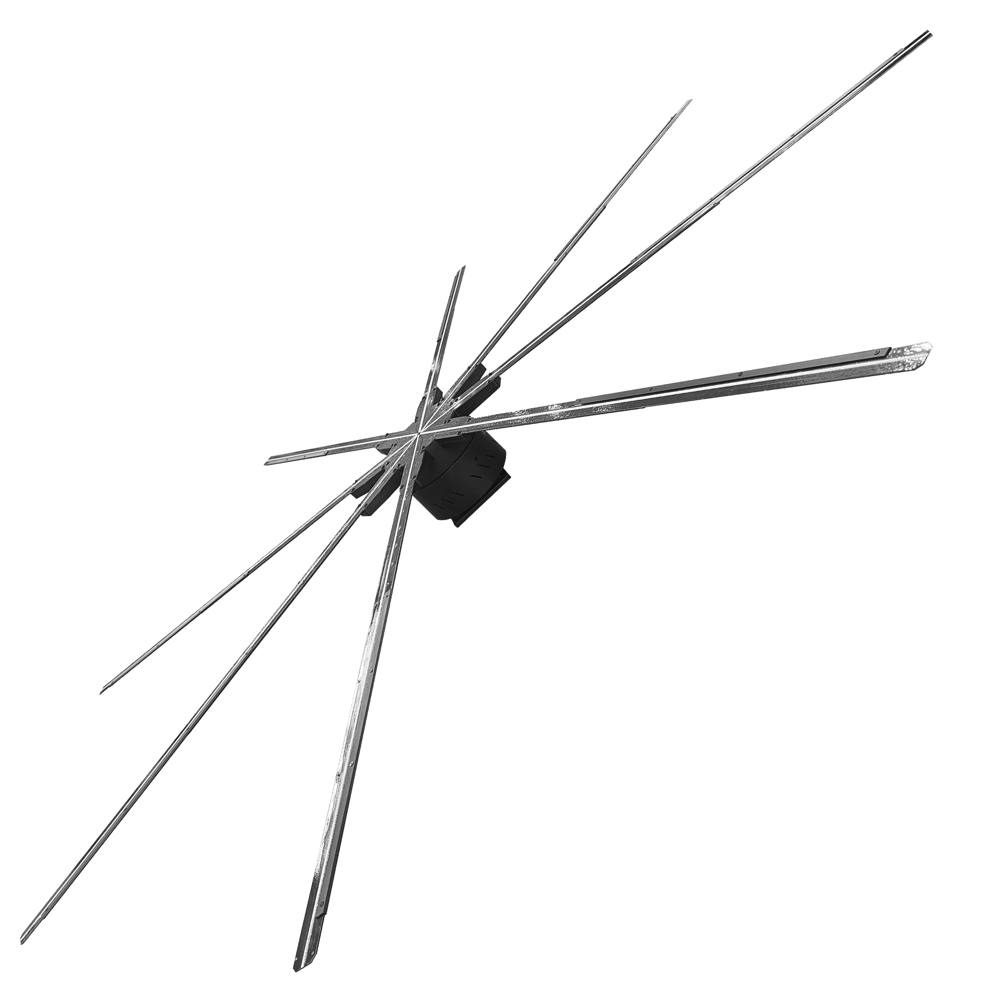 Large 3D Hologram Fan – Commercial Advertising Display, 8-Blade LED Holographic Projector, WiFi & APP Control, Secure Flight Case Packaging